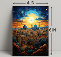 Enchanted Cityscape At Dusk Poster