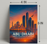 Abu Dhabi Elegance Poster: Cultural and Heritage Poster