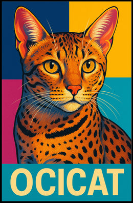 Ocicat Portrait Poster