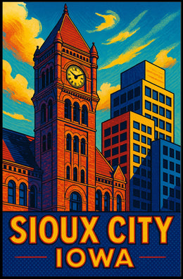 Sioux City, Iowa Poster
