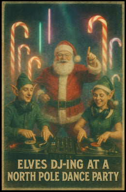 North Pole Dance Party Extravaganza Poster