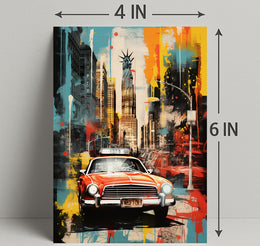 Urban Vibes A Colorful Journey Poster