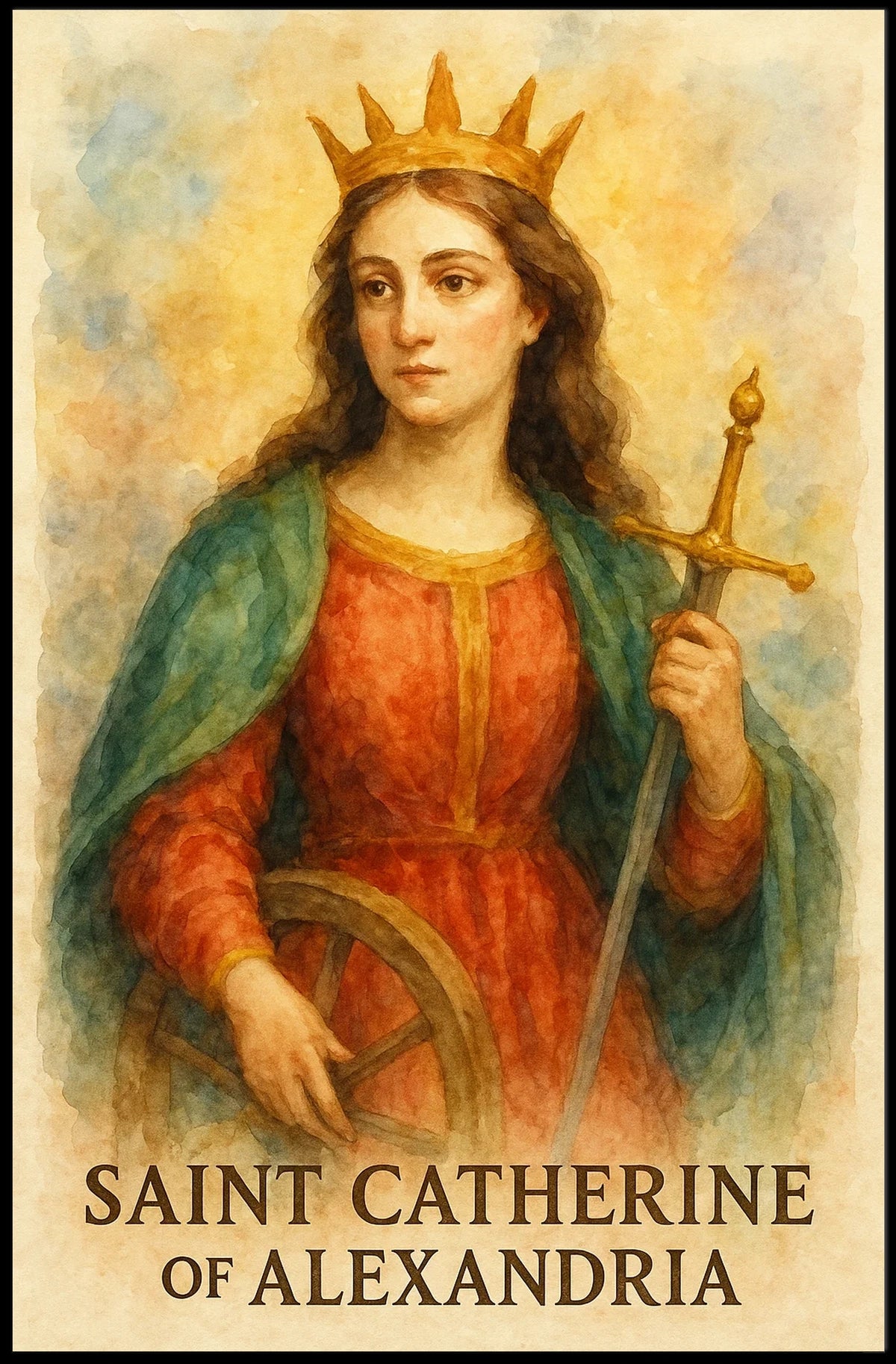 Saint Catherine of Alexandria Poster
