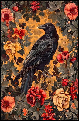 Majestic Raven Wall Art Print for Home Decor