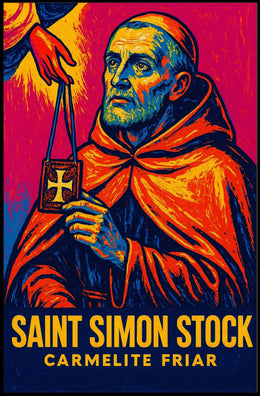 Saint Simon Stock Carmelite Friar Poster