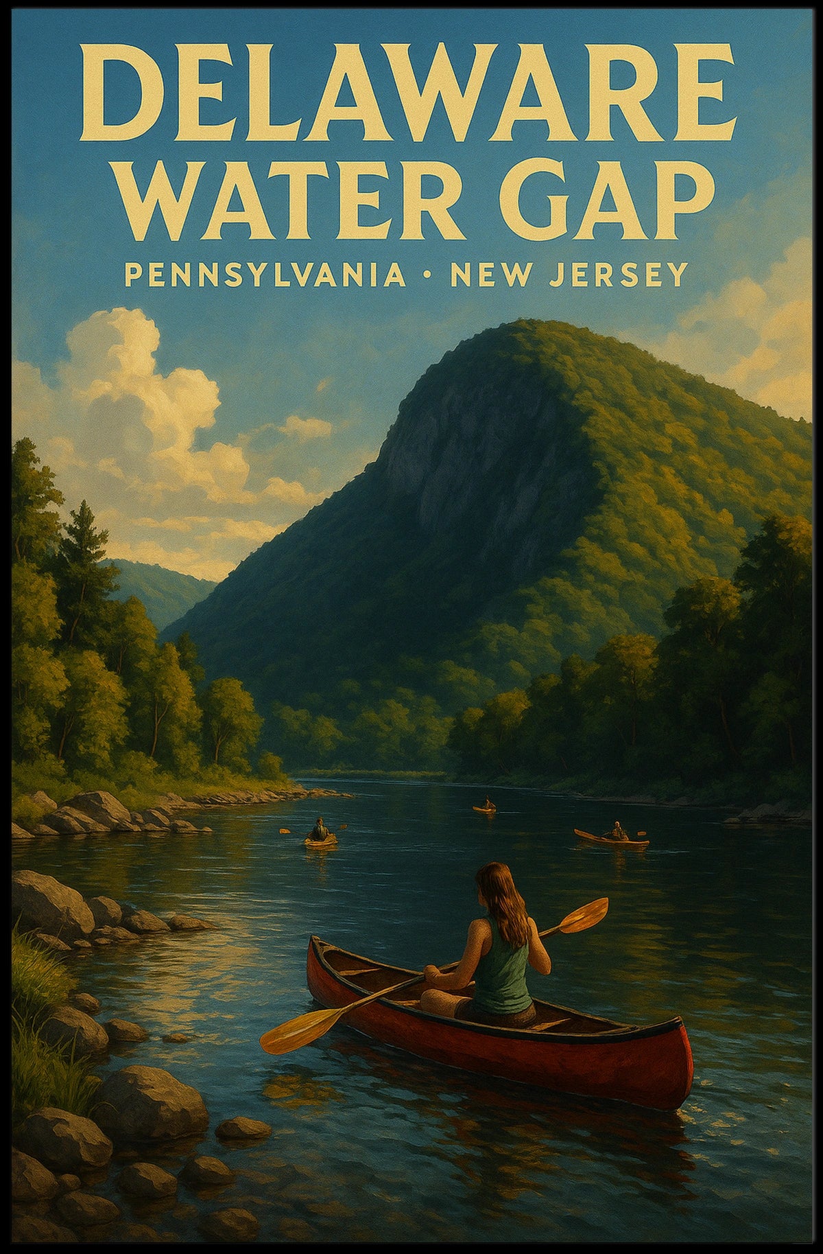 Delaware Water Gap Adventure Poster