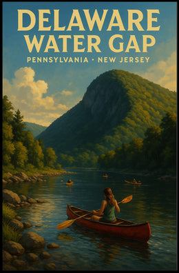 Delaware Water Gap Adventure Poster