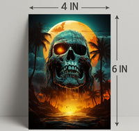 Skull Island Sunset Poster