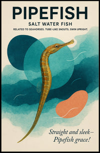 Pipefish Salt Water Elegance Poster