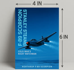 Northrop F-89 Scorpion Cold War's Night Watchman Poster PosterGoat