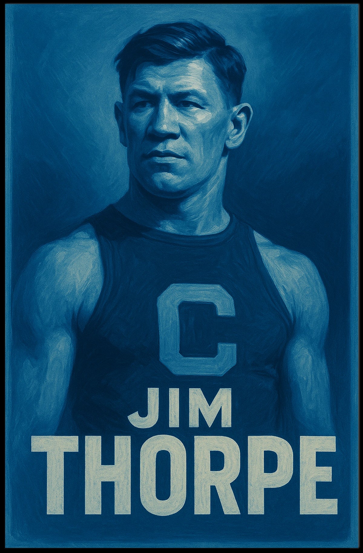 Jim Thorpe Tribute Poster
