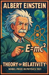 Albert Einstein Theory Of Relativity Poster