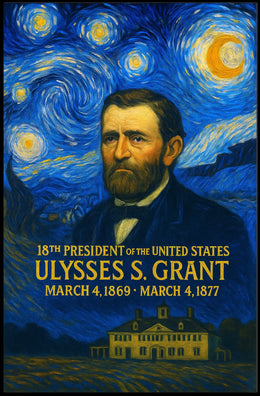 Ulysses S. Grant 18th President of the United States Presidential Masterpiece Series Poster