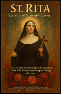 St. Rita Religious Iconography Art Poster - Cultural or Heritage Poster
