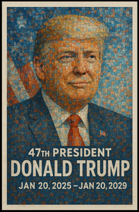 Donald Trump 47th President Poster