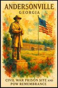 Andersonville Civil War Site Poster