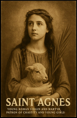 Saint Agnes Patron Of Chastity Poster