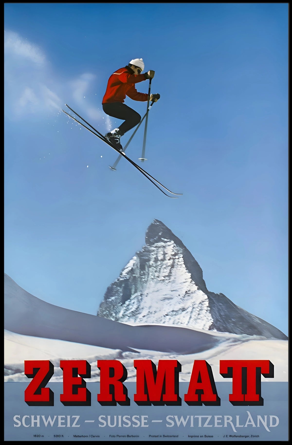 Zermatt Ski Adventure Poster