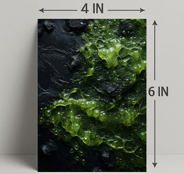 Abstract Green Texture Abstract Poster