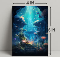 Enchanted Underwater Realm Poster