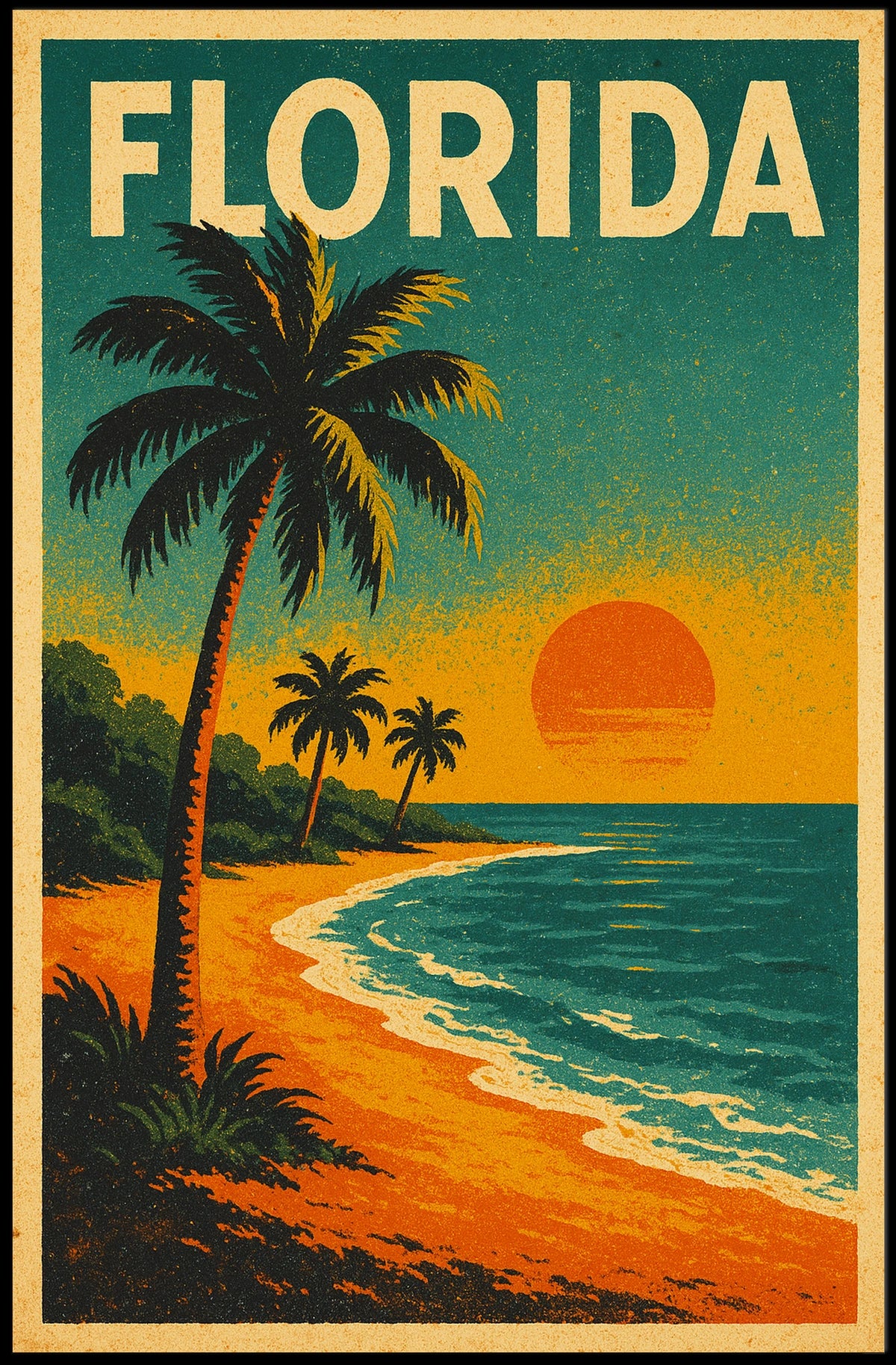 Florida Sunset Poster