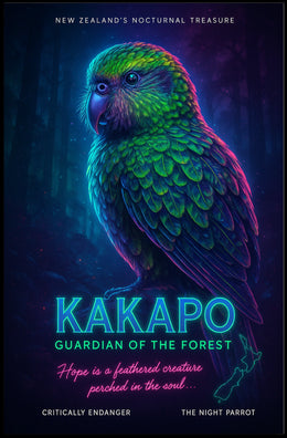 New Zealands Nocturnal Treasure Poster