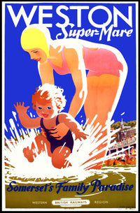Weston-Super-Mare SomersetS Family Poster