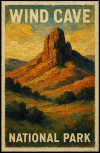 Wind Cave National Park Poster