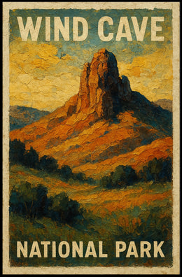 Wind Cave National Park Poster