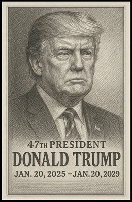Donald Trump 47th President Poster