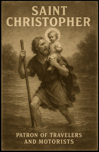 Saint Christopher Patron Of Travelers Poster
