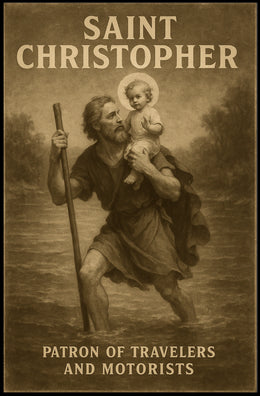 Saint Christopher Patron Of Travelers Poster