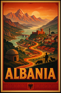 Scenic Albania Wall Art Print for Decor Lovers