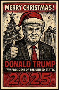 Donald Trump 47th President Poster