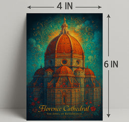Florence Cathedral Renaissance Art Masterpiece Cultural or Heritage Poster
