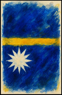 Abstract Flag Art Poster