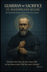 Guardian of Sacrifice St. Maximilian Kolbe Poster