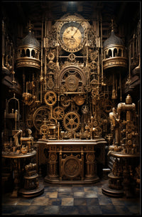 Steampunk Clockwork Masterpiece Poster