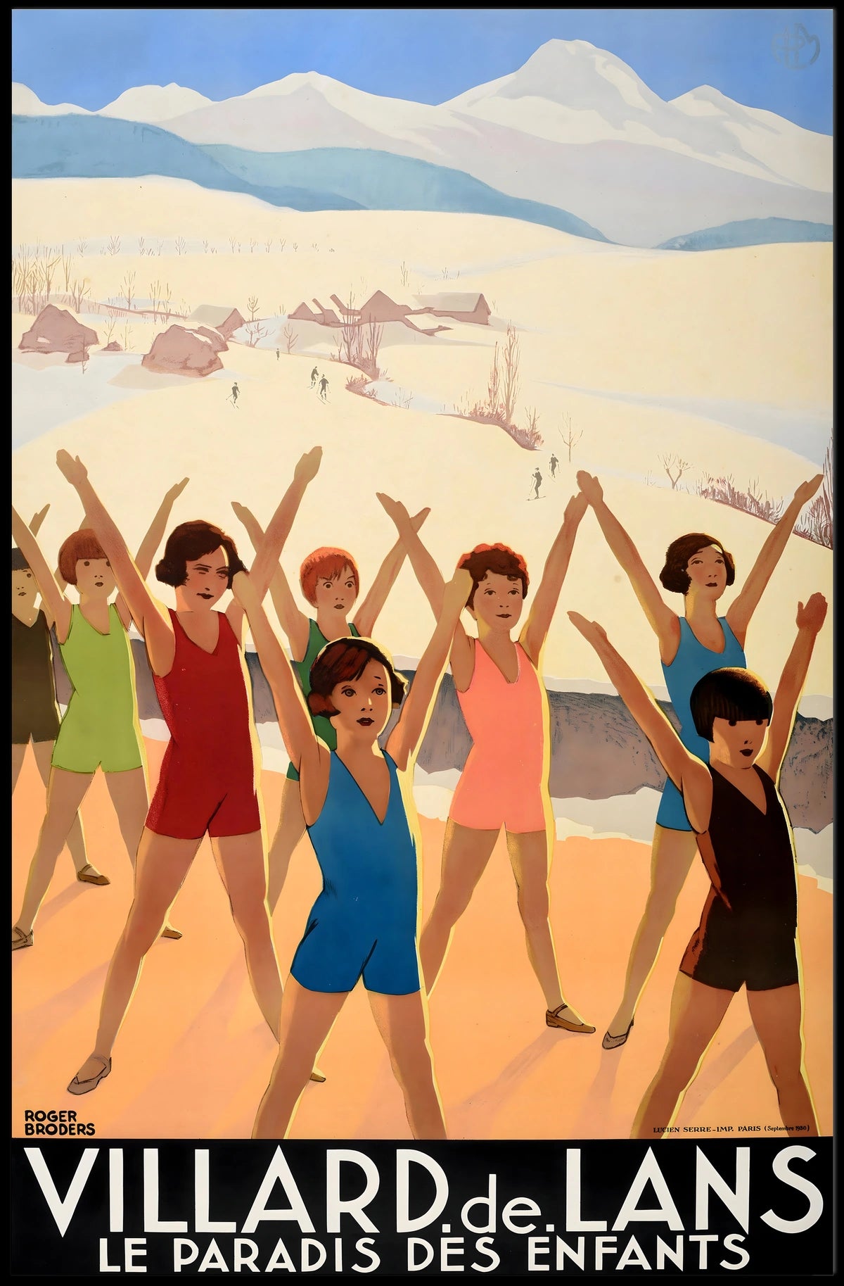 Villard-De-Lans Le Paradis Des Enfants Poster