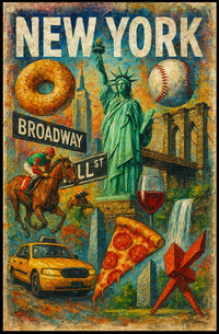 New York Icons Poster