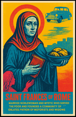 Saint Frances Of Rome Poster