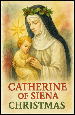 Catherine of Siena Religious Heritage Artistic Poster