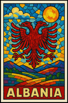 Albania Vibrant Heritage Poster