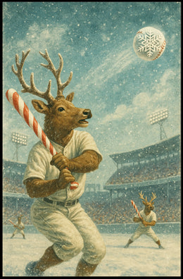 Winter Wonderland Baseball Poster