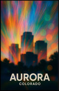 Aurora Colorado Scenic Travel Photography Realism Poster