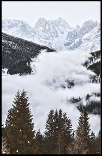 Breathtaking Mountain Landscape Photorealism National Park Poster