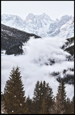 Breathtaking Mountain Landscape Photorealism National Park Poster