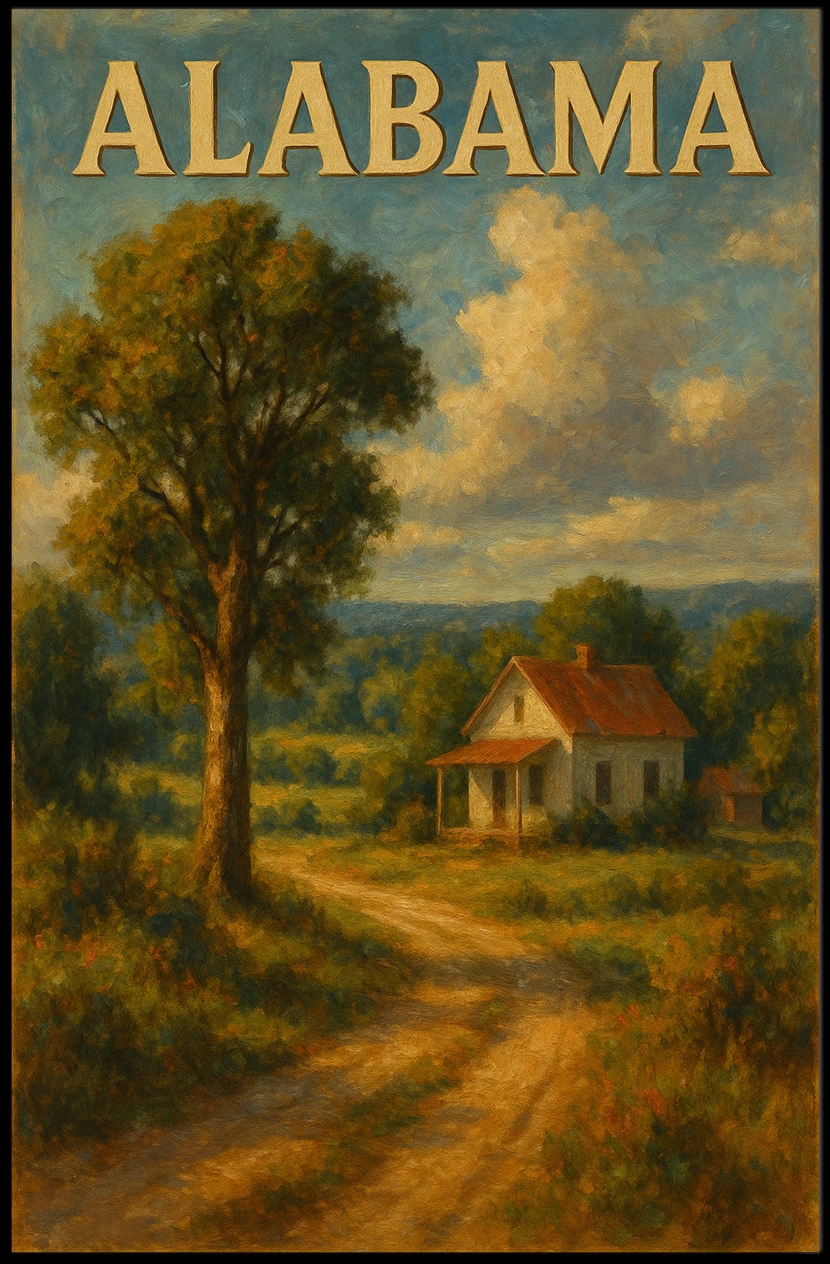 Alabama Countryside Poster