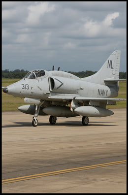 Military Jet on Runway: Military Recruitment Poster