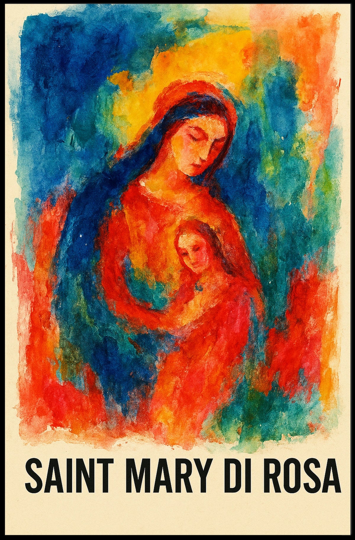 Saint Mary Di Rosa Poster